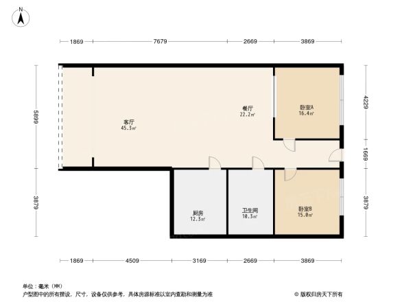 银山花园户型图