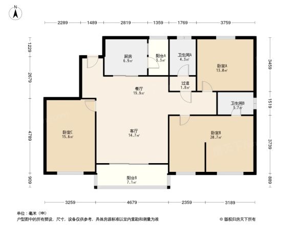 振邦嘉和苑户型图