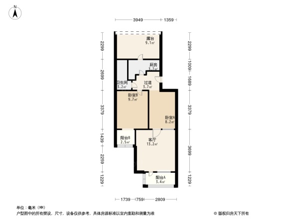 百花家园户型图