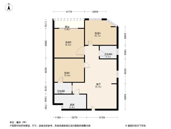 碧海云天户型图