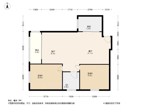 阳光金海岸户型图