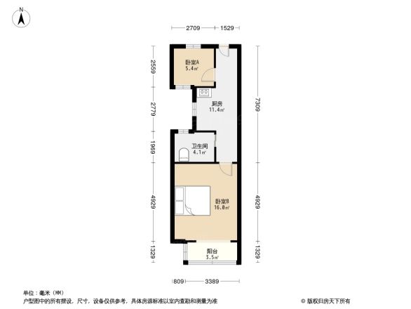 开鲁一村户型图