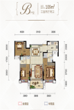 颐高广场|颐高华庭b户型109㎡