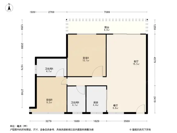 海尚一品户型图