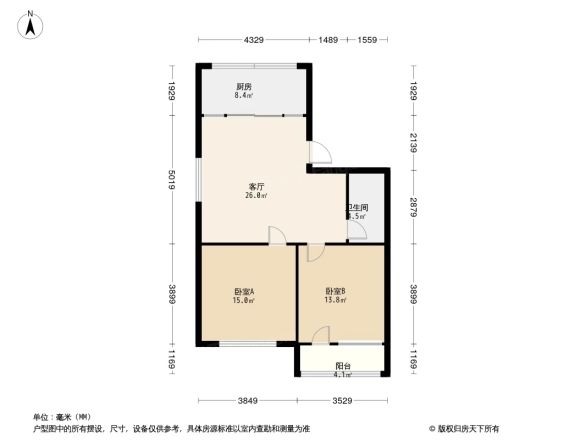 龙润花园户型图