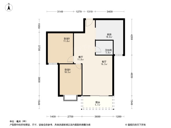 镒建世纪城户型图