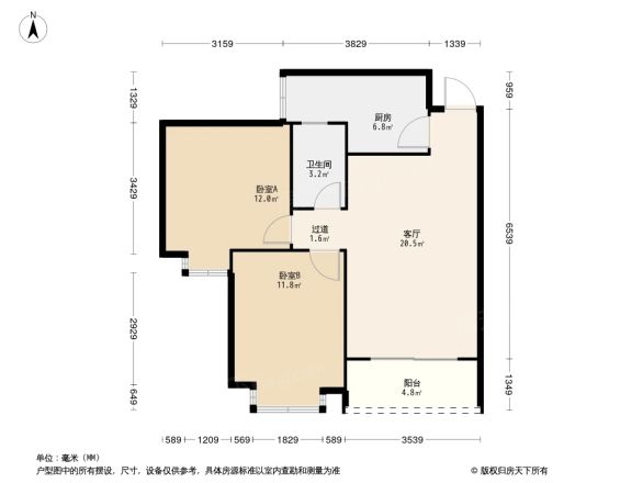 东峰广场户型图