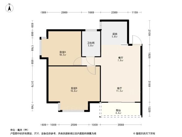 恒贵公寓户型图
