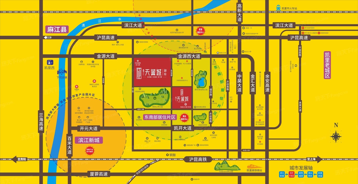 鑫洋·天誉城交通图