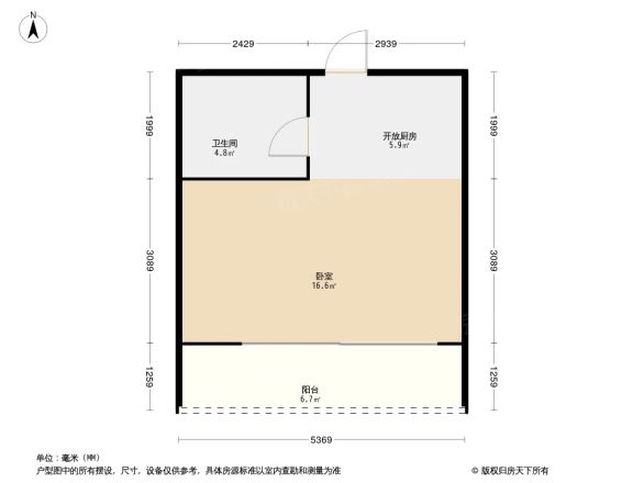 北岸晏城户型图
