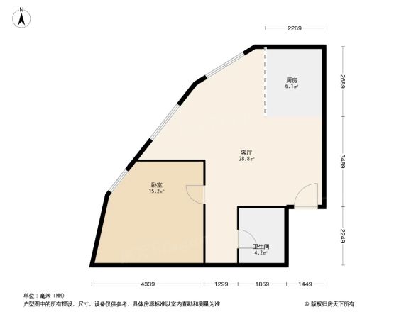 格林云天大厦户型图