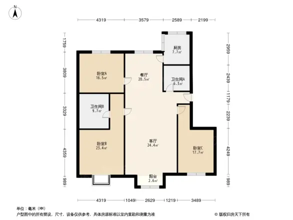宝湖海悦户型图