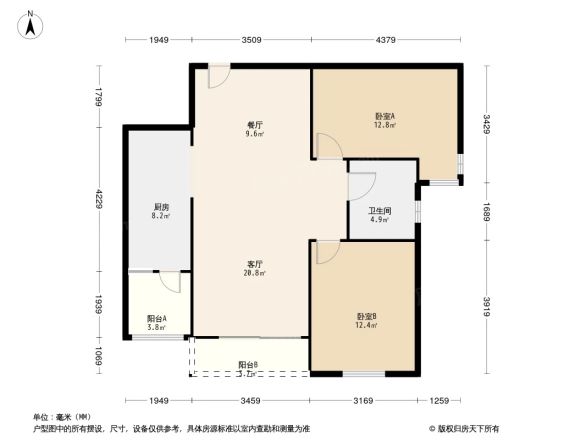 荔枝湾商住楼户型图