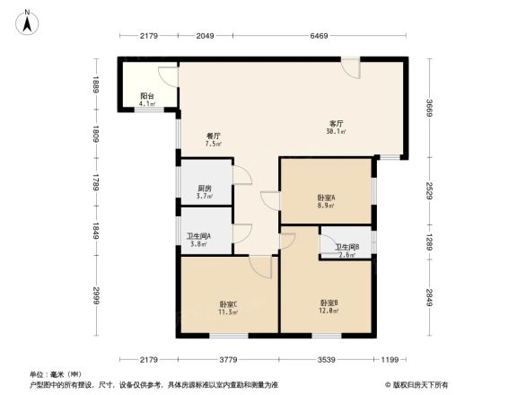 新加坡花园二期户型图