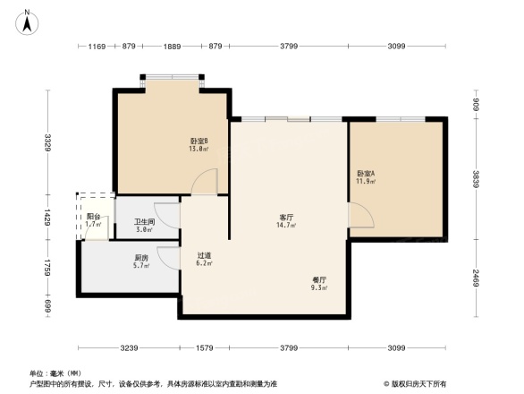 香槟郡户型图