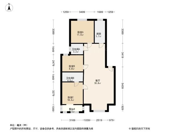 万嘉小区户型图