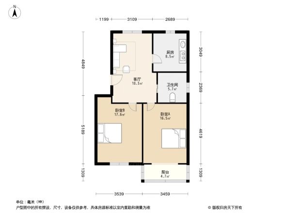 贝港三区户型图