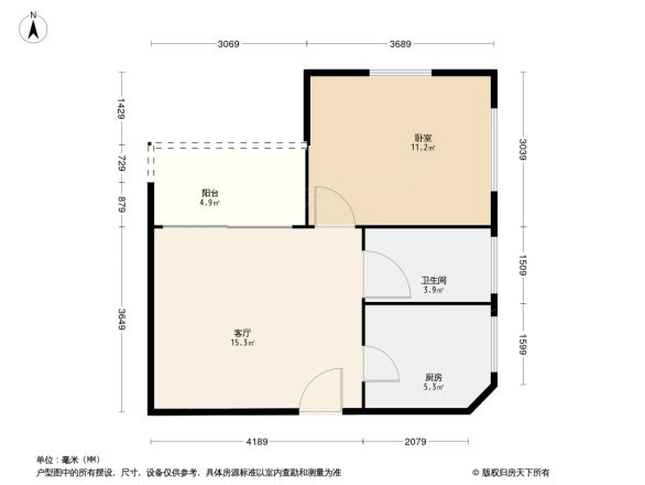 东方家园商住楼户型图