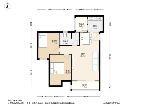 东方惠城户型图