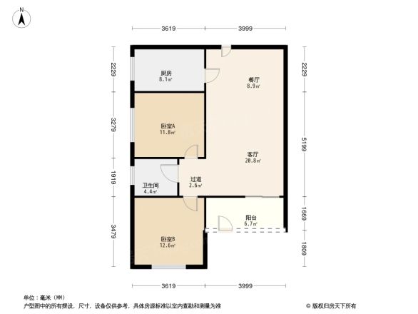 盛盛花园户型图