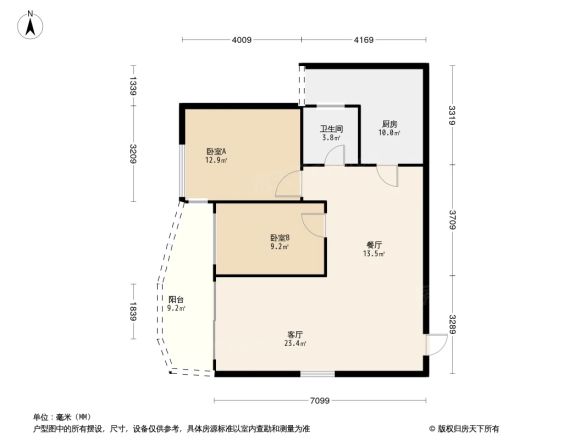 嘉和丽景户型图