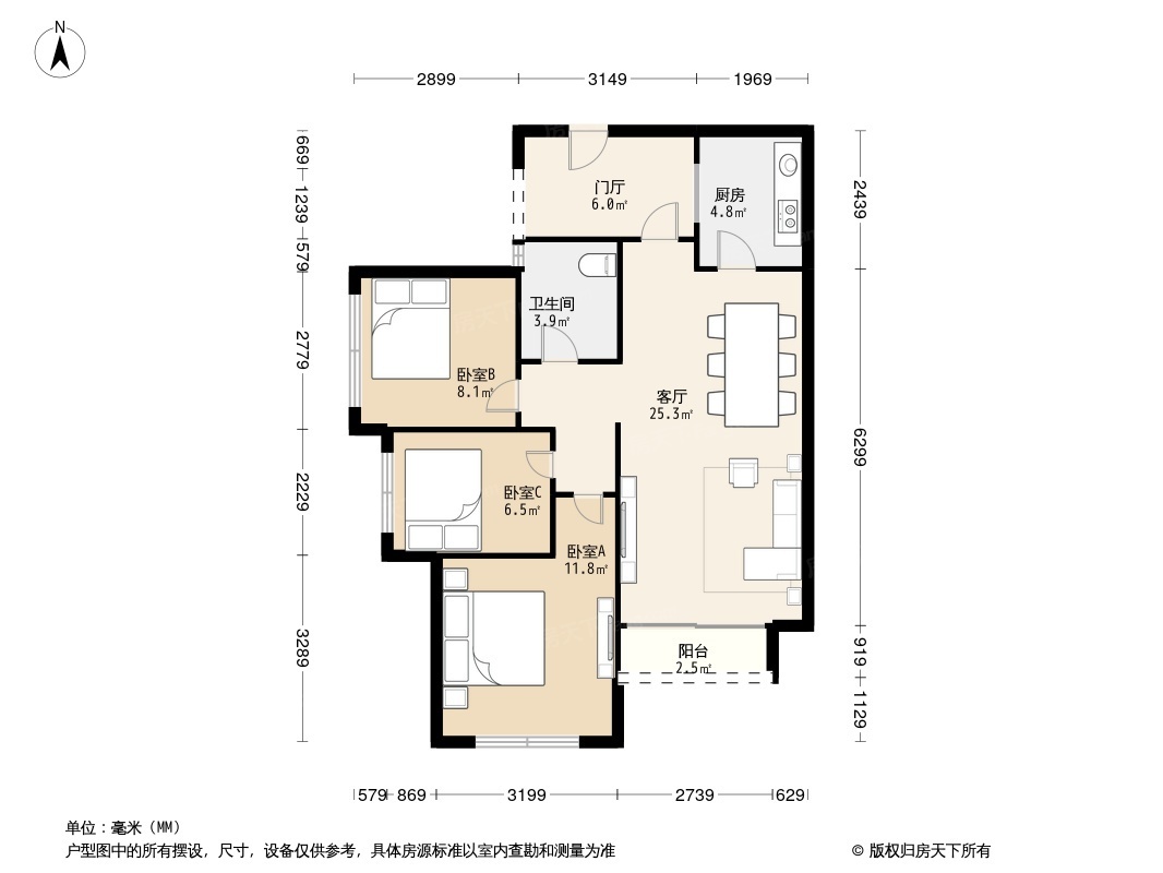 户型图1/2