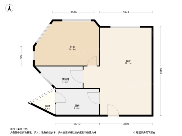 香槟郡户型图