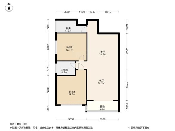 中迈书香苑户型图