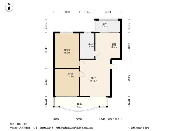 玫瑰家园户型图
