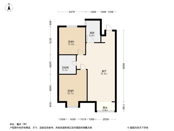 廊坊京华佳苑户型图图片