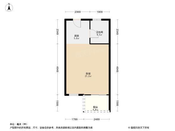 凯昇银滩假日公寓商住楼户型图