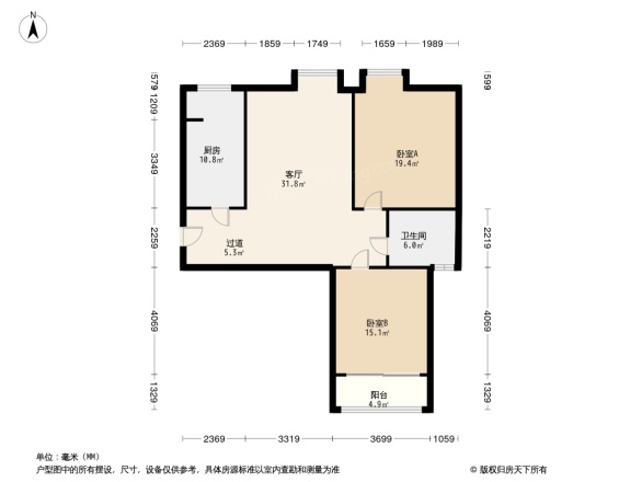 德润左岸绿洲户型图