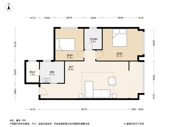 天悦府户型图