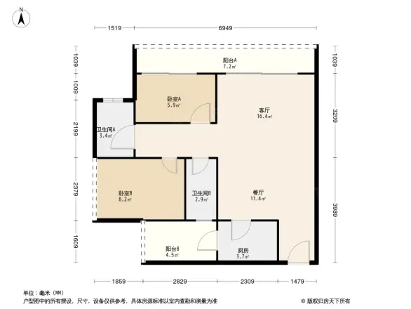 海尚一品户型图