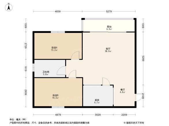 北岸晏城户型图
