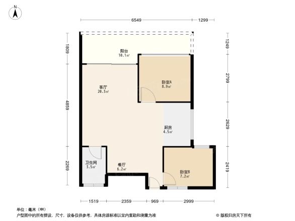 阳光金海岸户型图