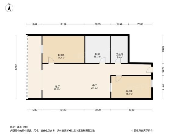 银山花园户型图