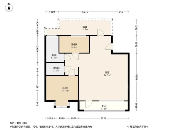 百花家园户型图