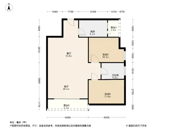 鸿馨园户型图