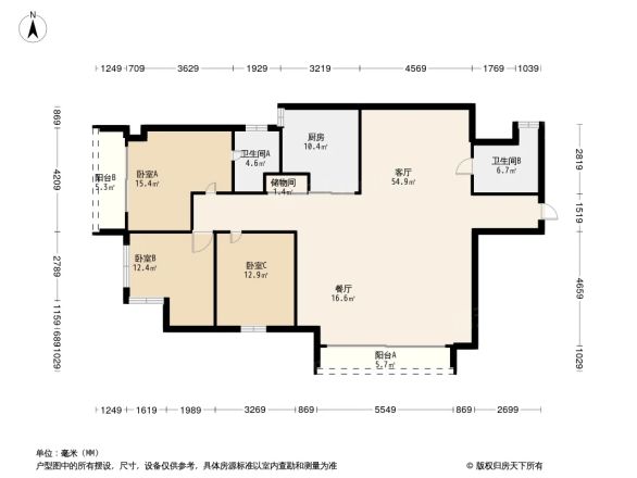 碧海云天户型图