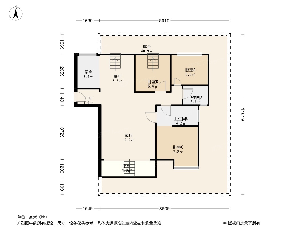 户型图1/2