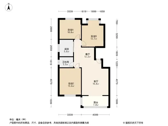卧龙家园户型图