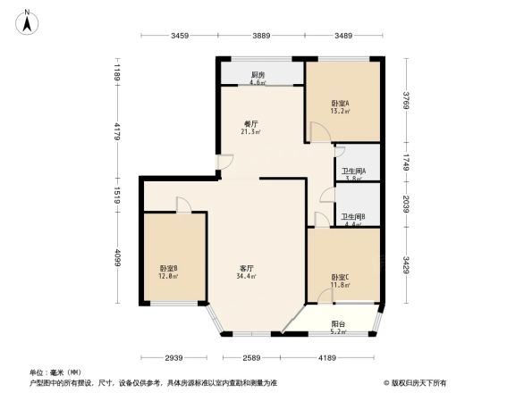 东达小区户型图