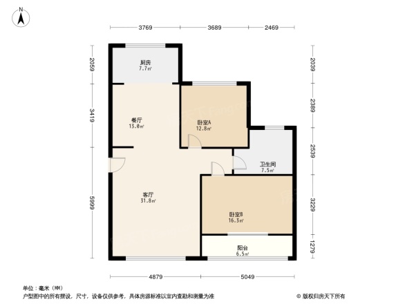 秀兰城市美地户型图片