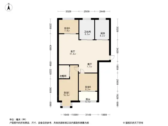 景湖印象户型图