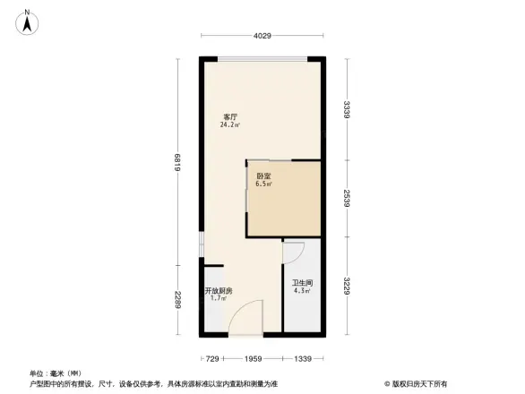 阳光100国际公寓户型图