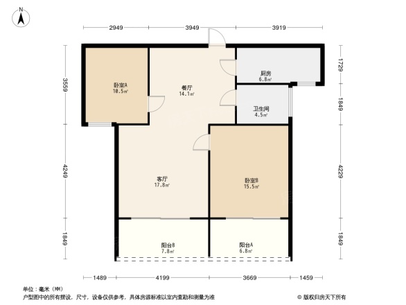 景湖印象户型图