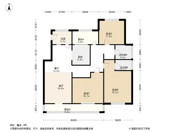云龙湖悦府户型图