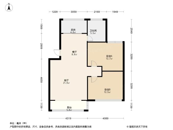 幸福逸家户型图