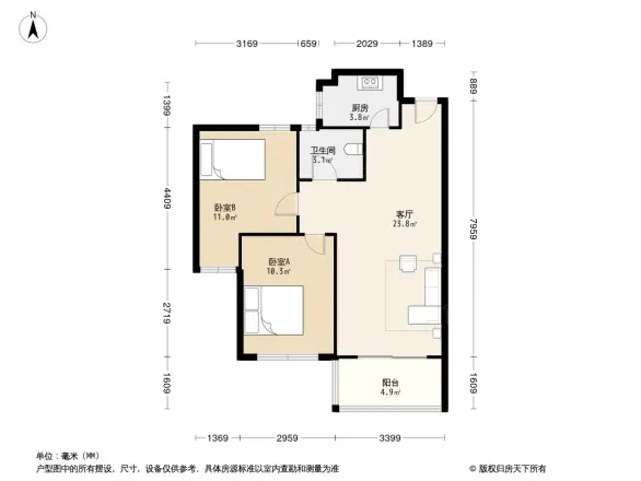 伟业迎春华府户型图
